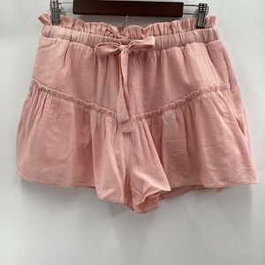 English Factory  Pink Ruffle Shorts